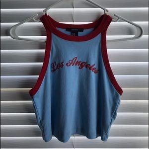 Los Angeles crop top